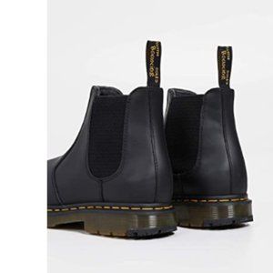 Dr Martens 2976 Quad Smooth Black Leather Black Boots Unisex